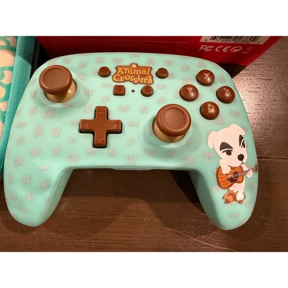 PowerA Enhanced Wireless Controller KK Slider Animal Crossing & Case - Picture 2 of 8